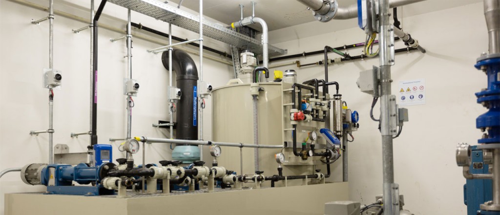 PE installatie op locatie