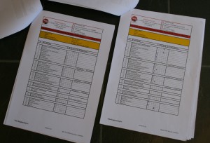 Checklist rapport (voorbeeld)