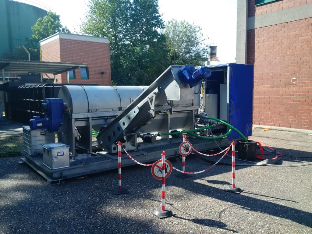 Schroefpers - test installatie